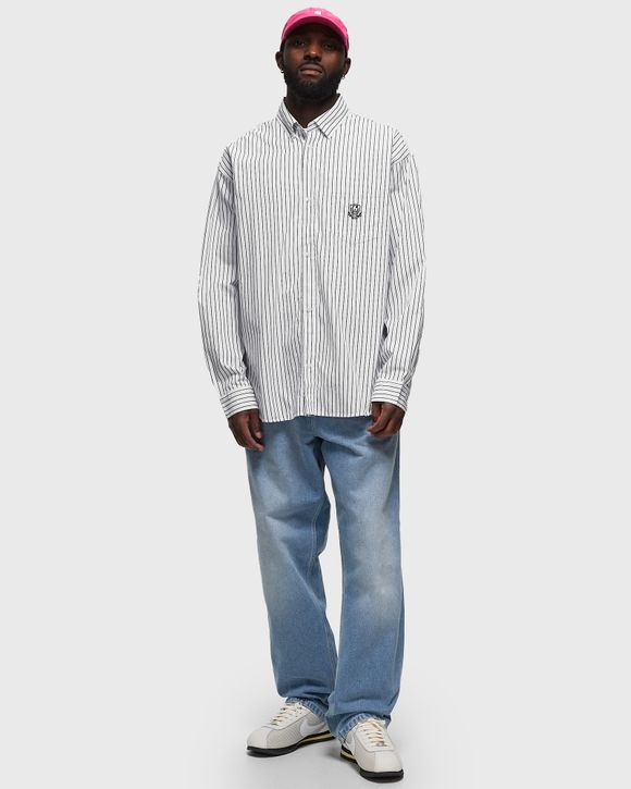 Carhartt WIP L/S Linus Shirt White | BSTN Store