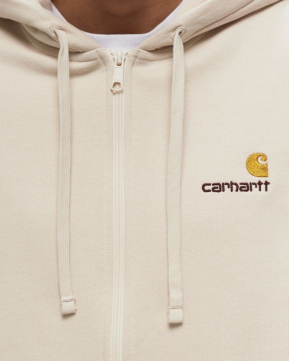 Carhartt WIP Hooded American Script Jacket Beige | BSTN Store