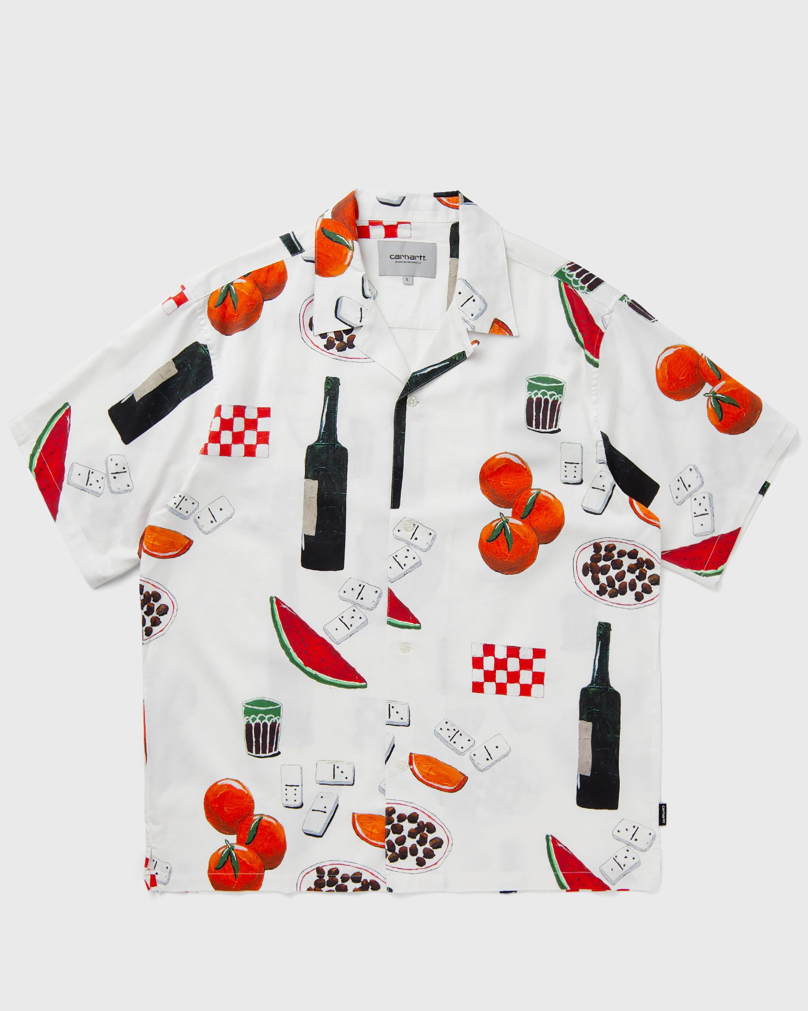 Carhartt WIP - s/s isis maria dinner shirt men shortsleeves white in größe:l