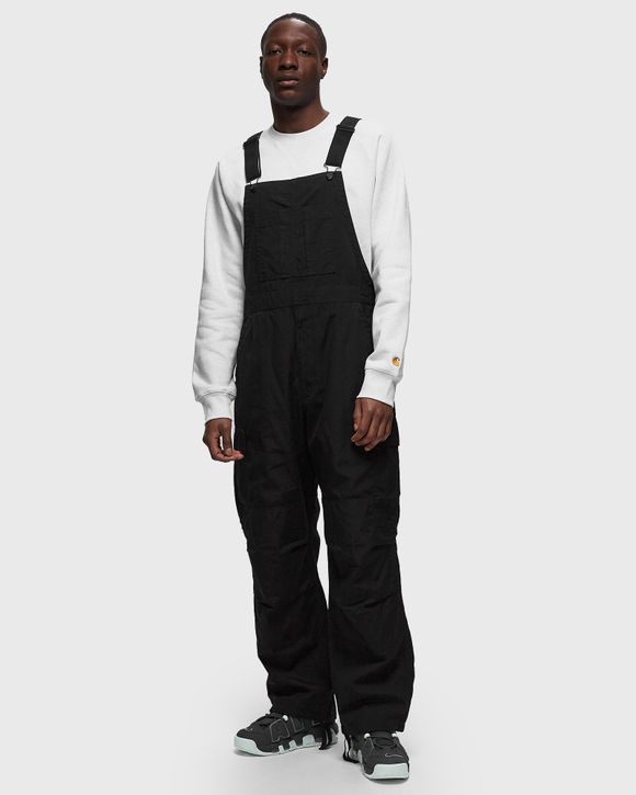 Carhartt WIP Cargo Bib Overall Black - BLACK RINSED