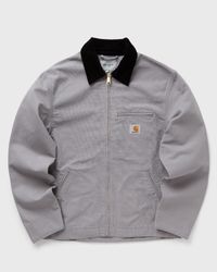 い*ぬ様 Carhartt DETROIT JACKET - Silver Pi Carhartt WIP Detroit Jacket (Spring) - Stone Canvas | Silver