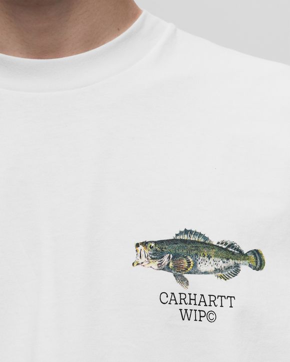 Carhartt T-Shirt Men's XL Blue Graphic Fish Logo Short Sleeve