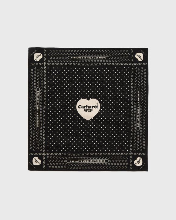 さらに100円引き◆CARHARTT◆HEART BANDANA Carhartt WIP Heart Bandana Black | BSTN Store