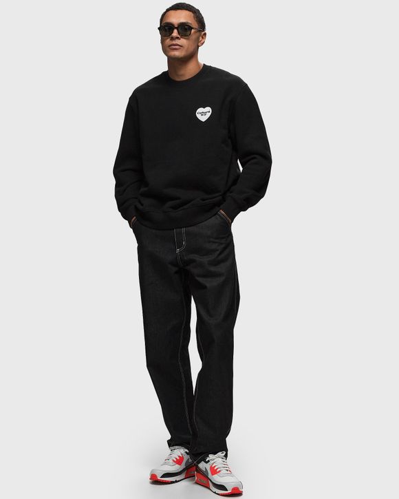 CARHARTT WIP｜SWEATSHIRTS (Heart Bandana Sweat (I033246 Carhartt WIP Heart Bandana Crewneck in Black | SVD USA