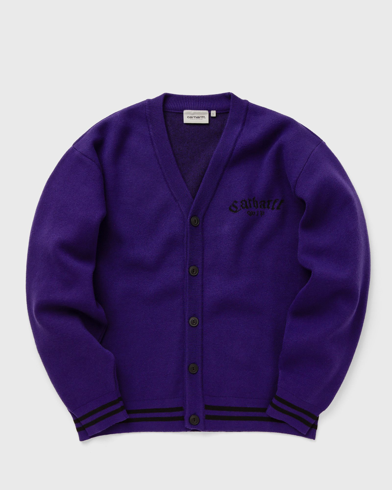 Carhartt WIP - onyx cardigan men zippers & cardigans purple in größe:xl