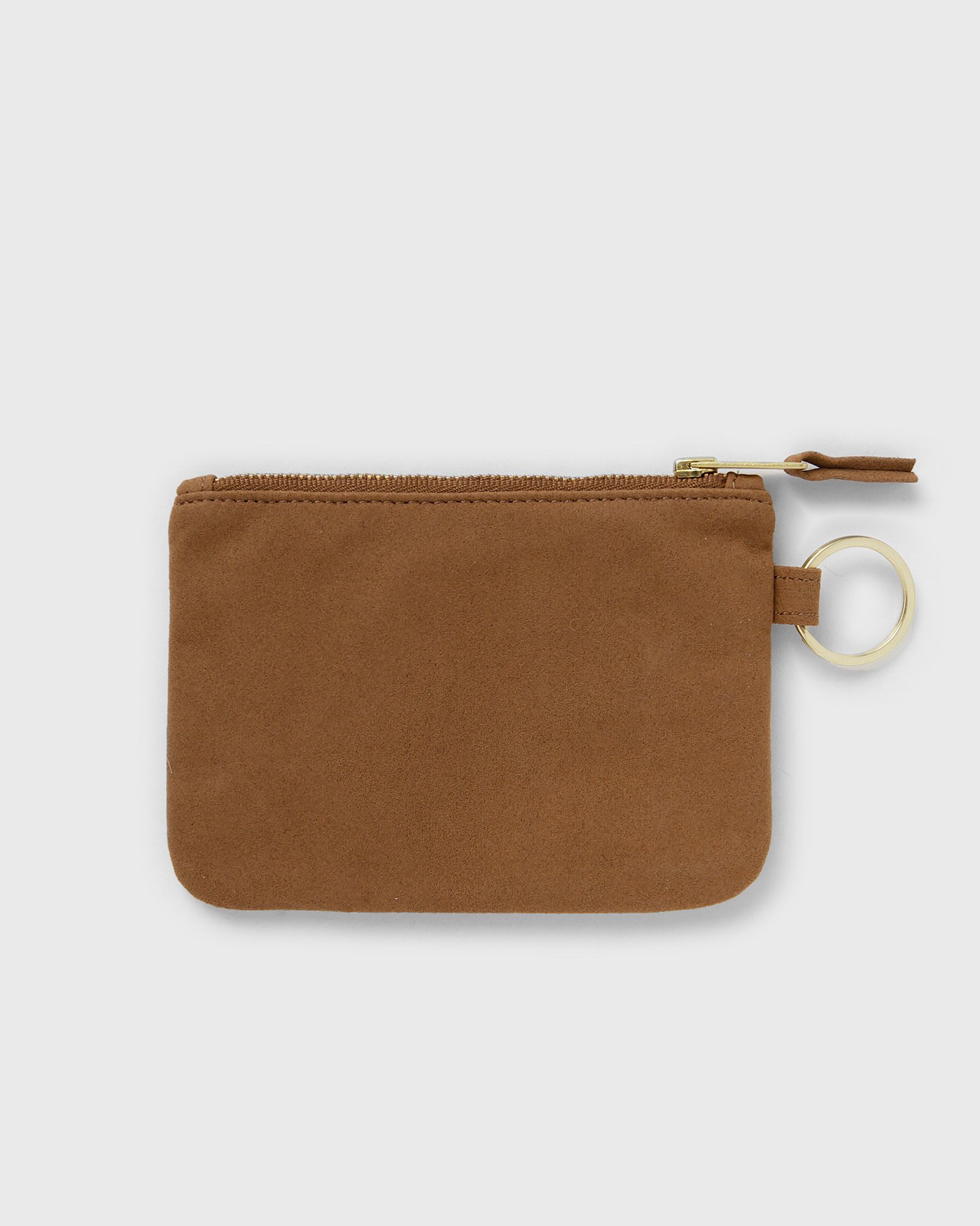 Suede Zip Wallet