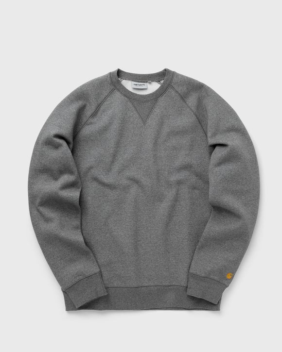 Carhartt WIP Chase Sweat Grey Dark Grey Heather Gold