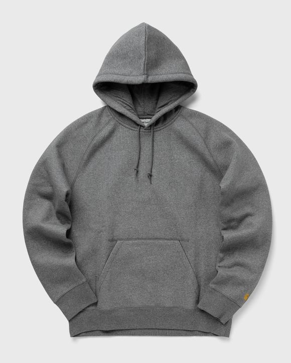 Carhartt WIP Hooded Chase Sweat Grey Dark Grey Heather Gold