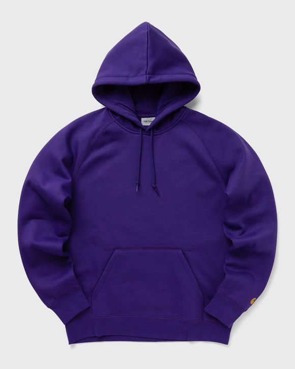 Carhartt WIP Hooded Chase Sweat Purple TYRIAN GOLD