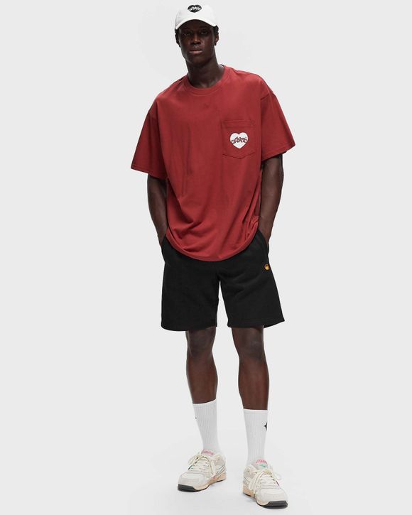 Carhartt WIP S/S Amour Pocket Tee Red | BSTN Store
