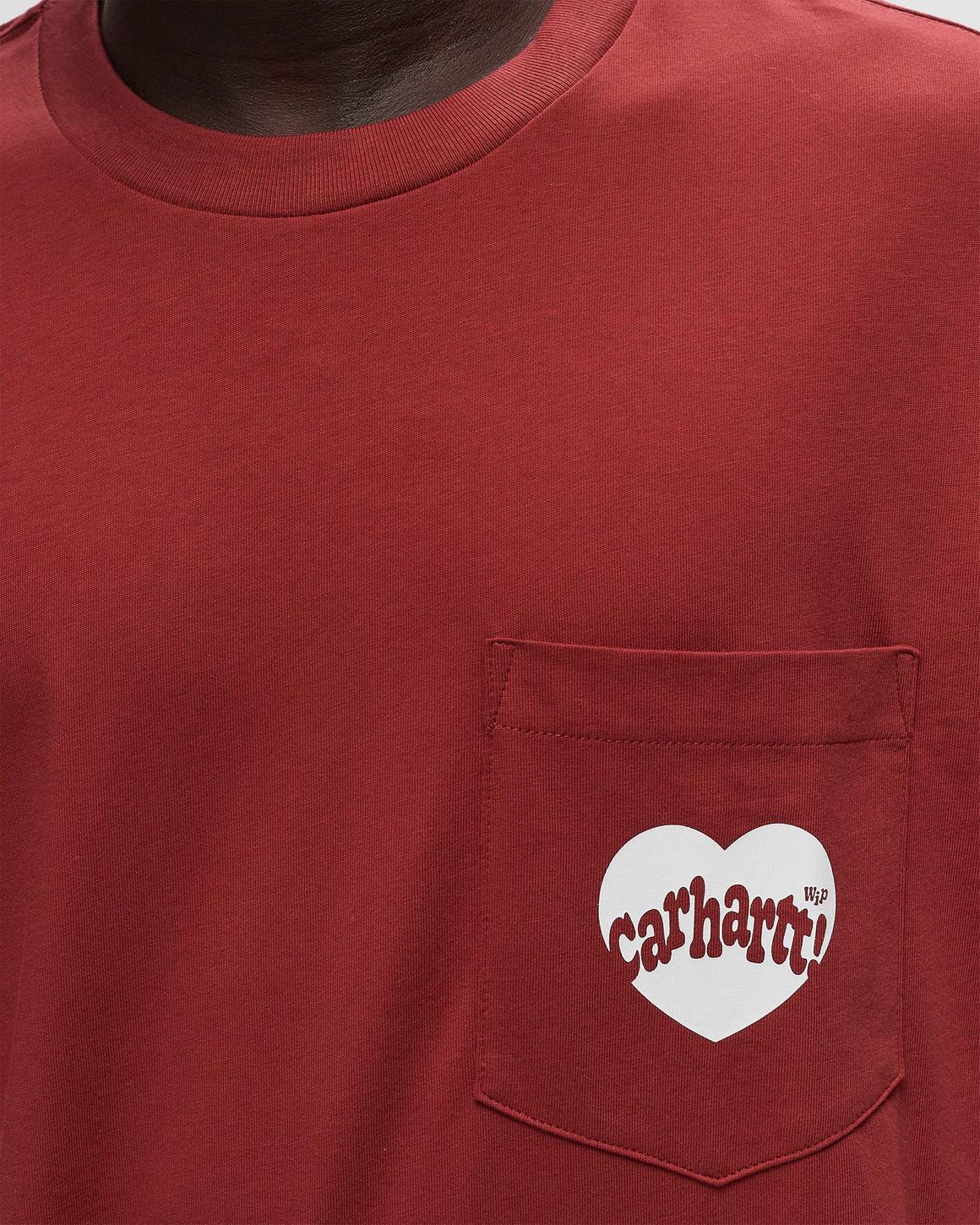 Carhartt WIP S/S Amour Pocket Tee Red | BSTN Store