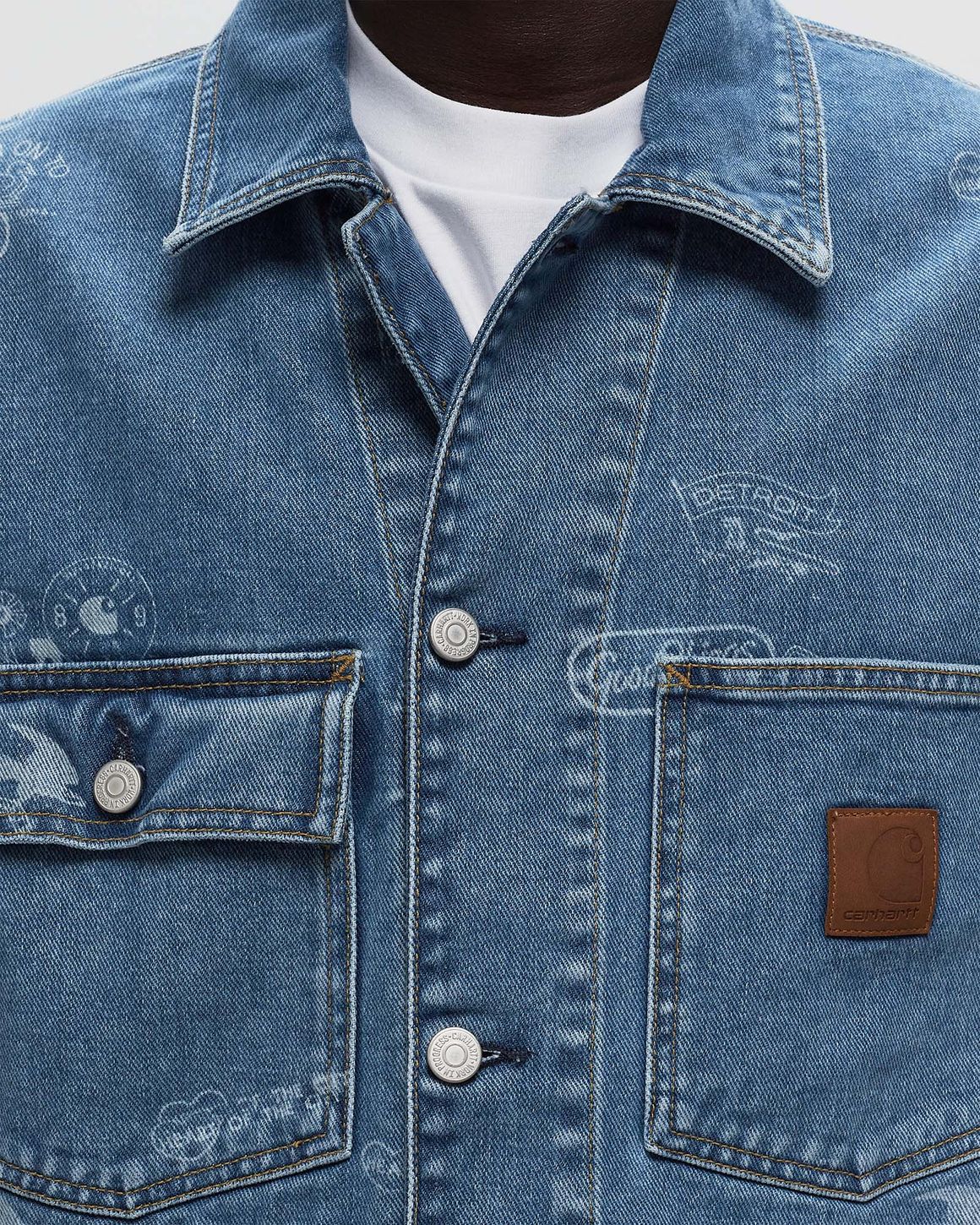 Carhartt WIP I03516830B5XBRODINE 関税送料込 Carhartt WIP Stamp Jacket Blue | BSTN Store