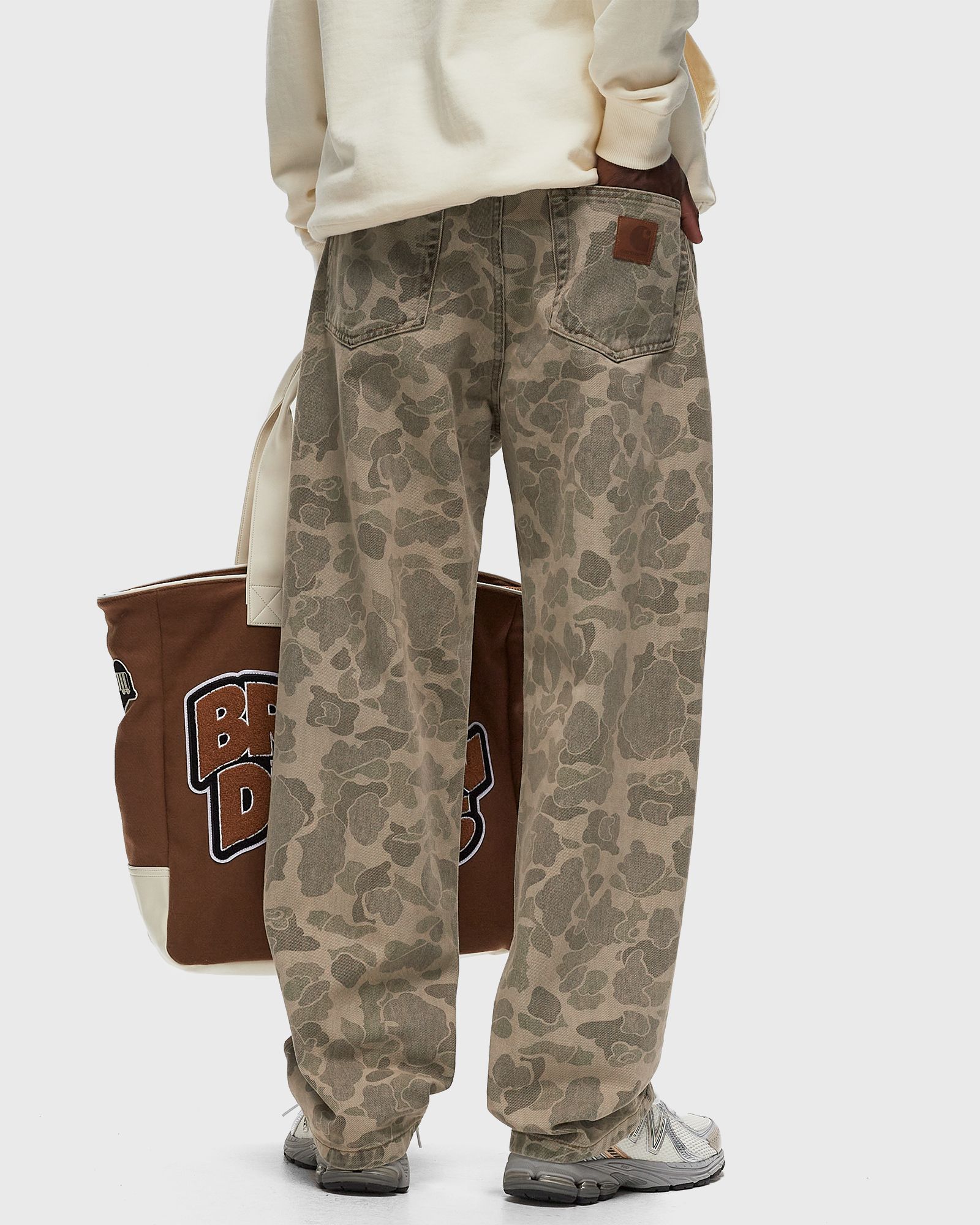 Carhartt DUCK LANDON PANT - Camo 30インチ Carhartt WIP Duck Camo Landon Pant in Bleached Black