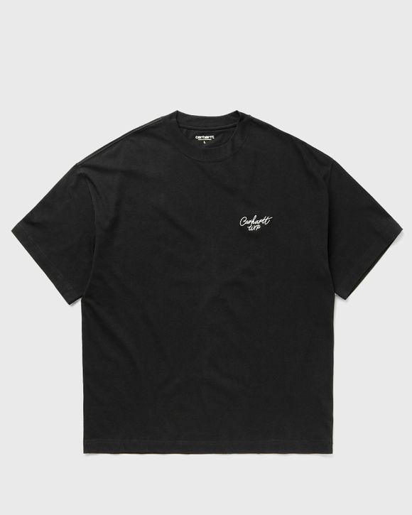 Carhartt WIP S/S Signature Script Tee Black | BSTN Store