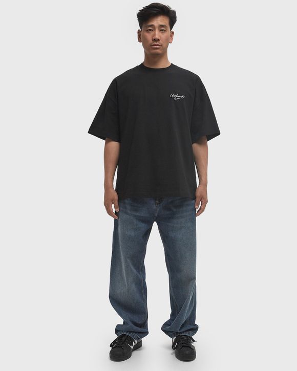 Carhartt WIP S/S Signature Script Tee Black | BSTN Store