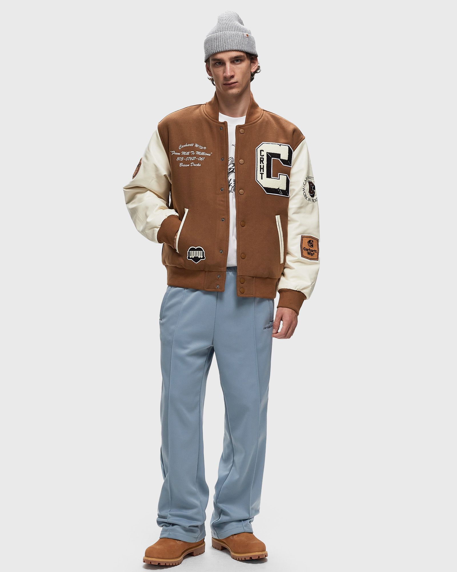 Carhartt WIP Brown Ducks Bomber Brown White | BSTN Store
