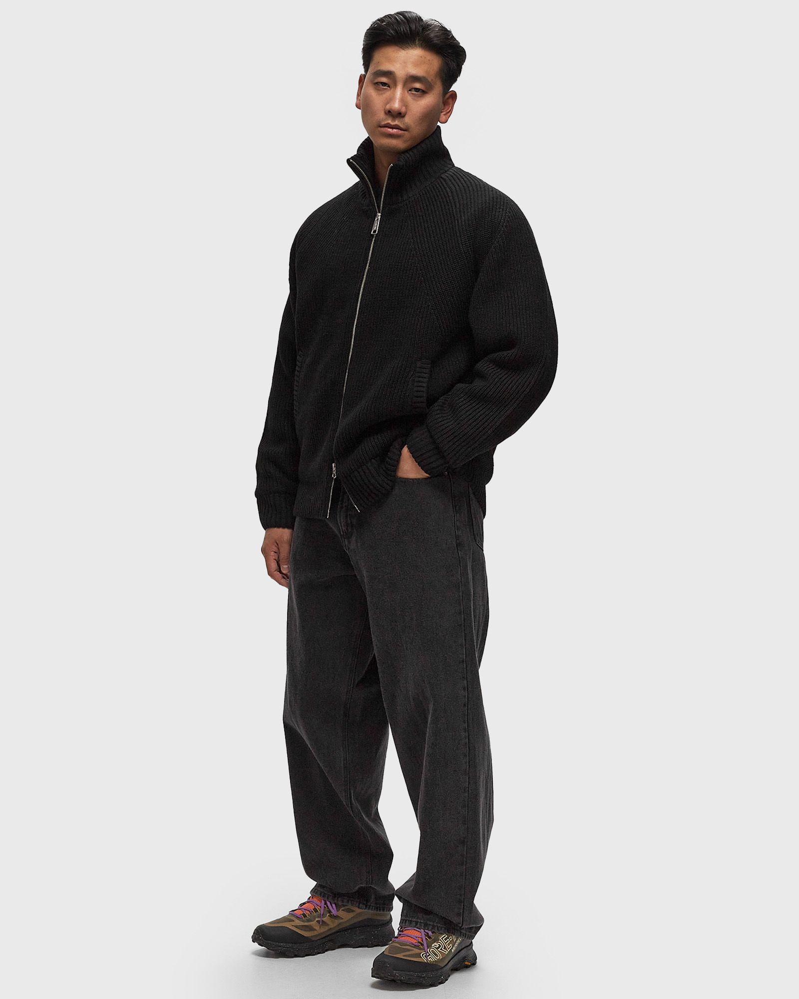 Carhartt WIP Banley Sweater Jacket Black | BSTN Store