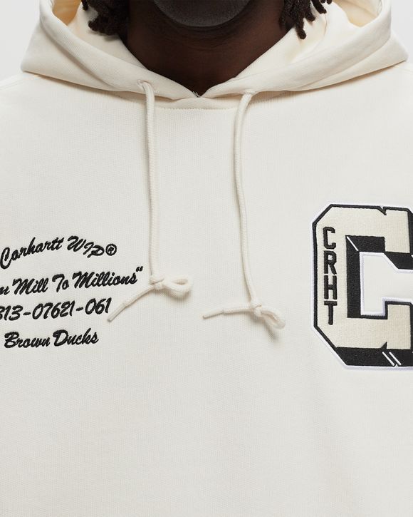 Carhartt WIP Hooded Brown Ducks Sweat White | BSTN Store