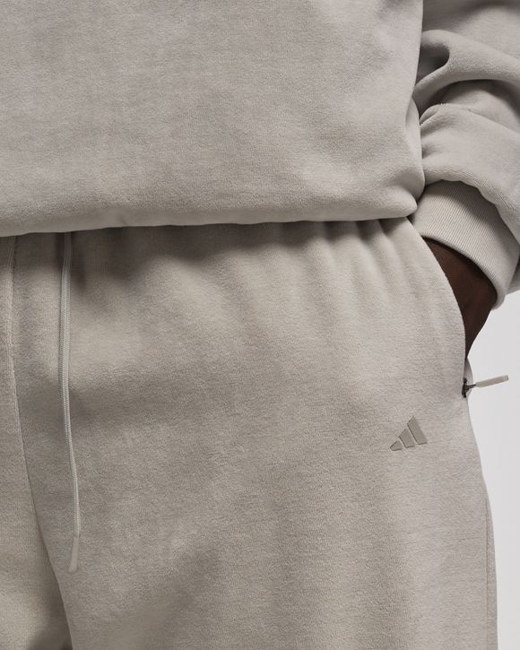 adidas Basketball Velour Pants - Grey
