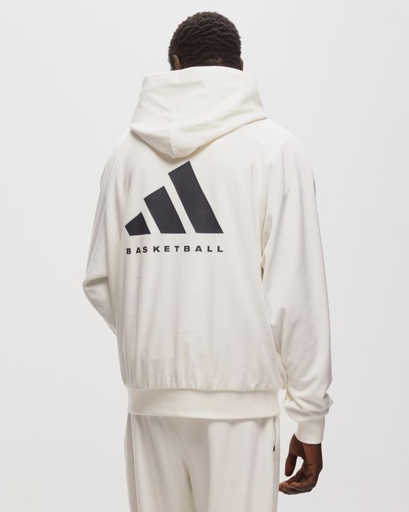 White basketball outlet hoodie