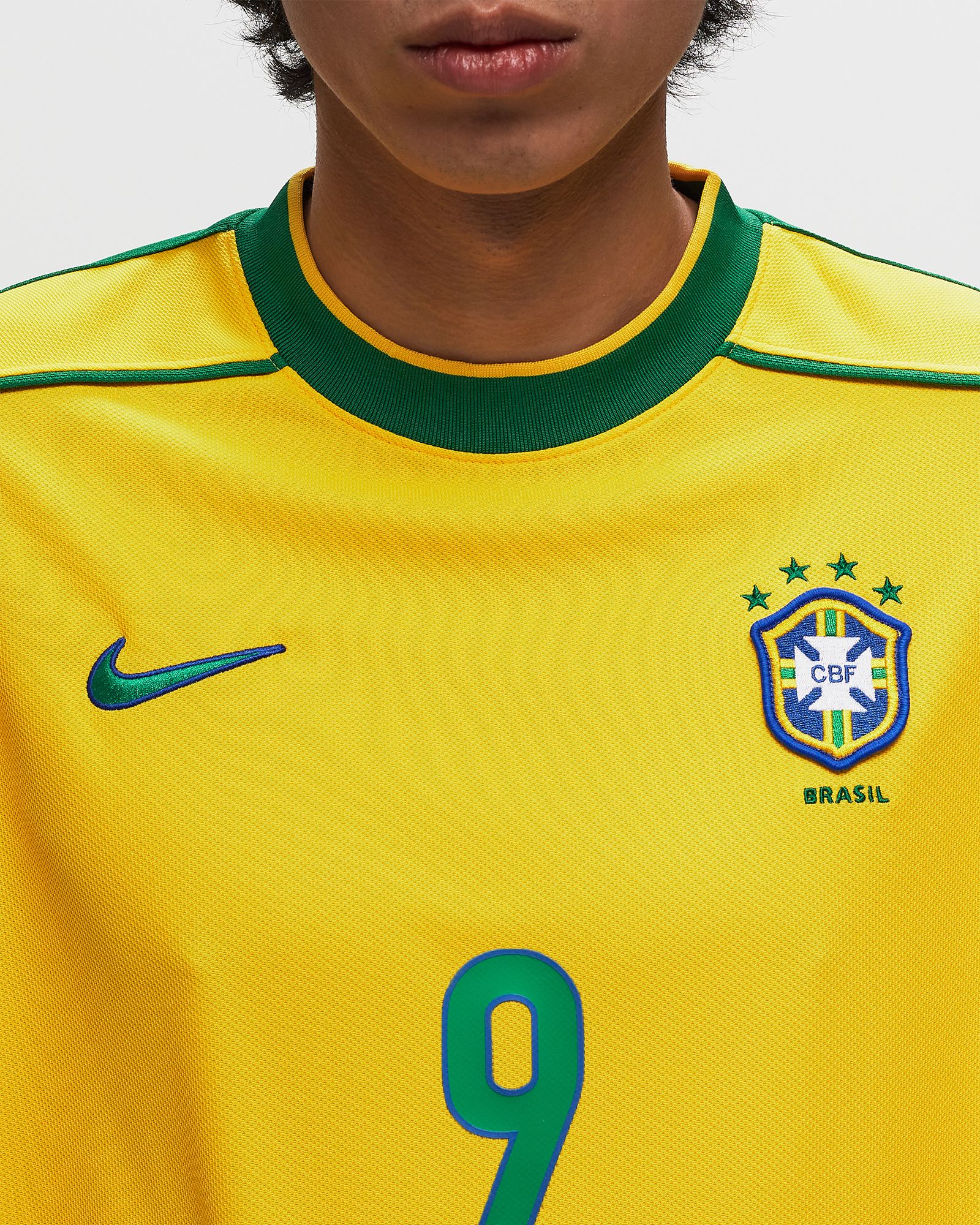 Nike Brazil 1998 Reissue Jersey #9 Ronaldo Yellow | BSTN Store