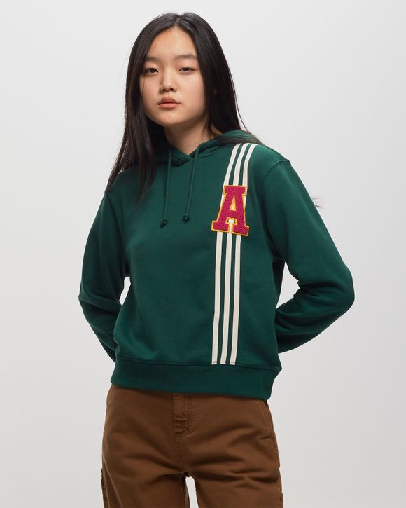 Adidas SMALL LOGO HOOD Green | BSTN Store