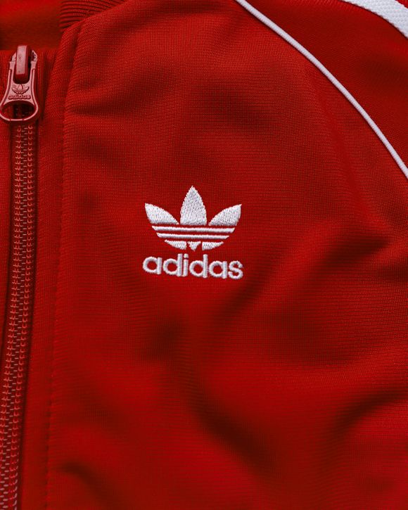 Adidas sst best sale lush red