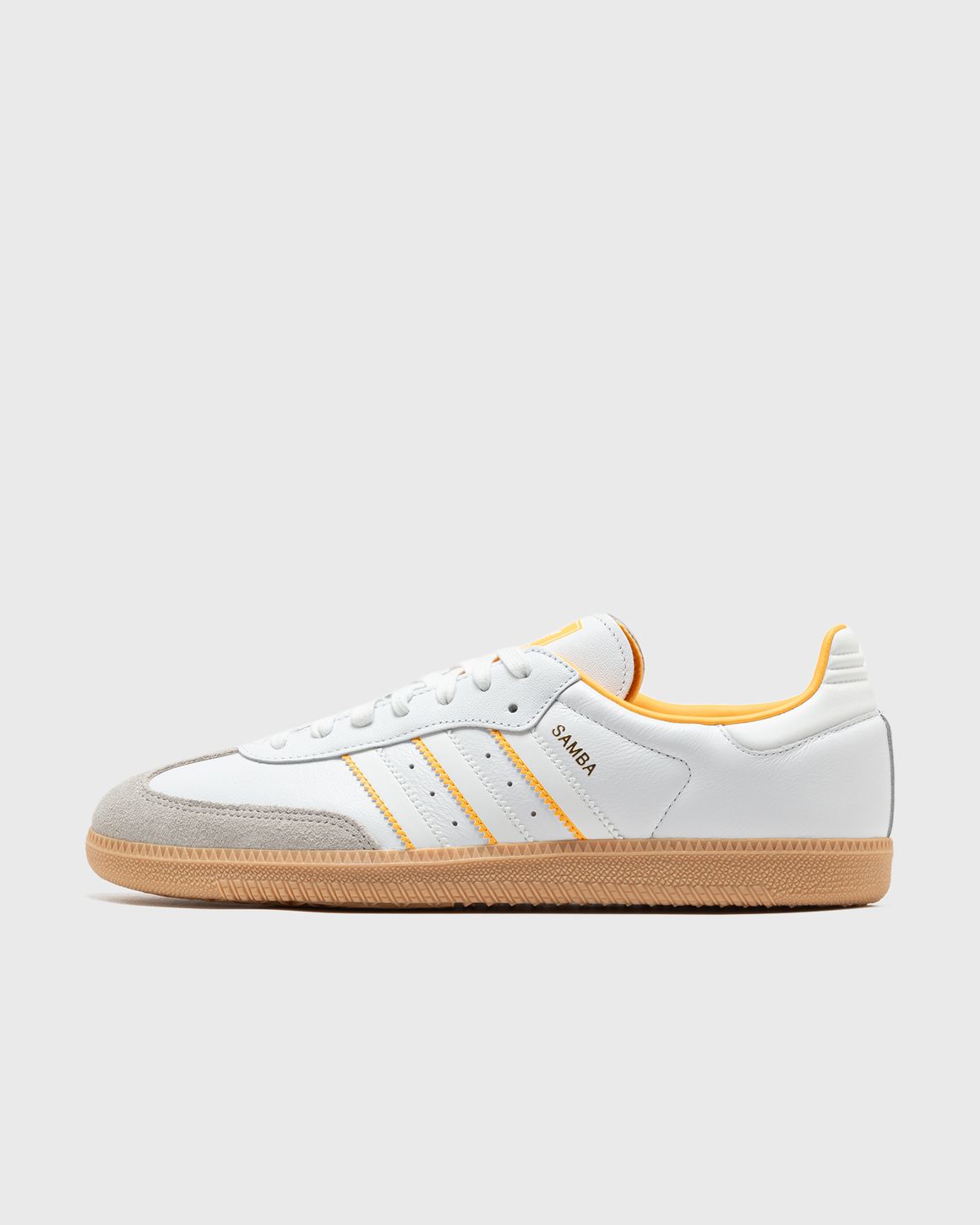 Adidas samba white sole best sale