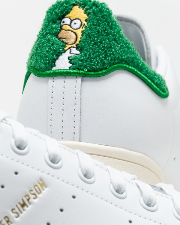 Adidas HOMER SIMPSON x STAN SMITH White - FTWWHT/GREEN/CWHITE