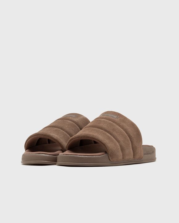 Tan on sale adidas slides