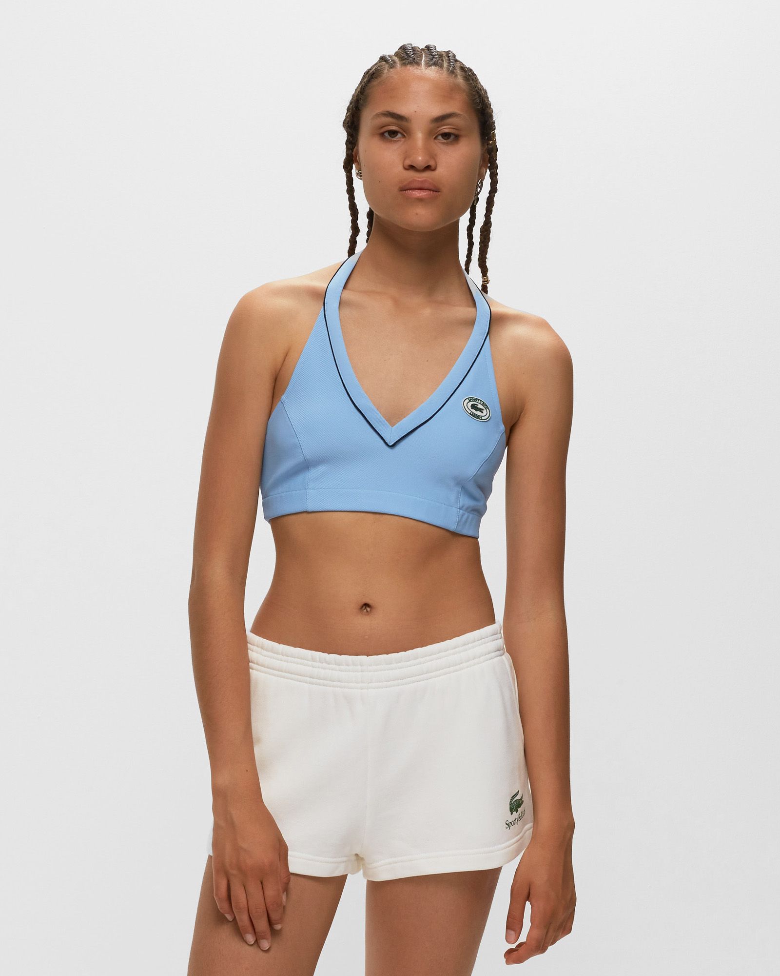 Lacoste Halter Cropped Top