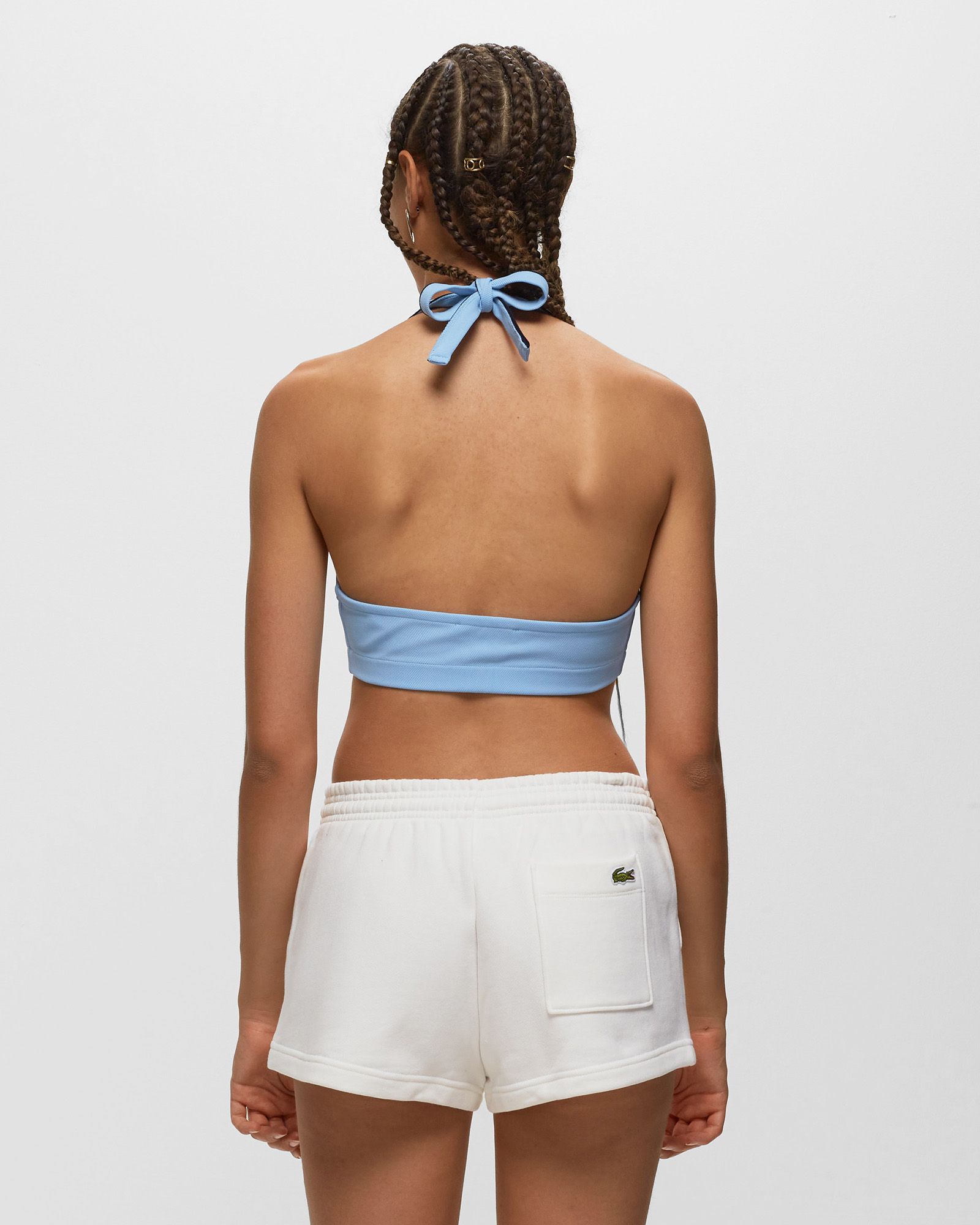 Lacoste Halter Cropped Top