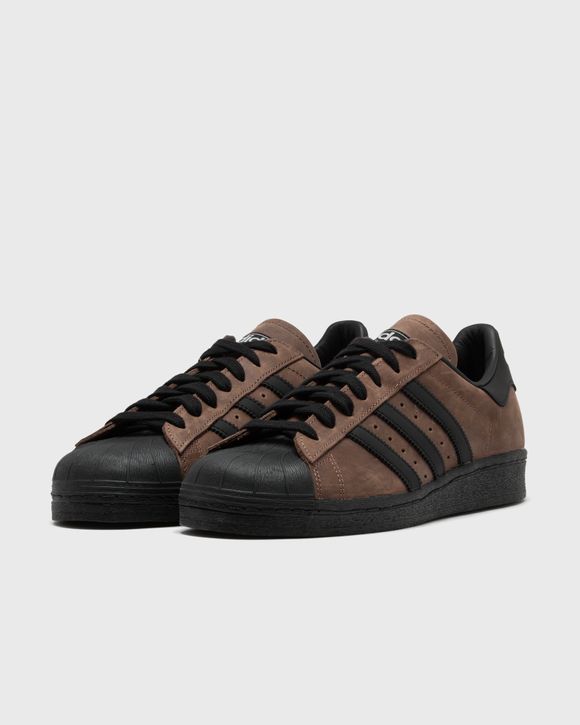 Adidas superstar brown leather