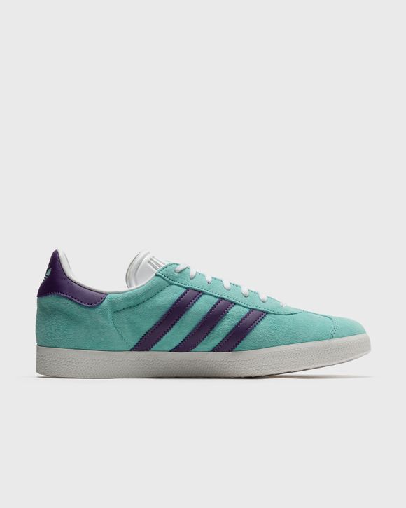 adidas gazelle silver green womens ADIDAS GAZELLE Green Purple Gum – HYPEBOYS main image 0