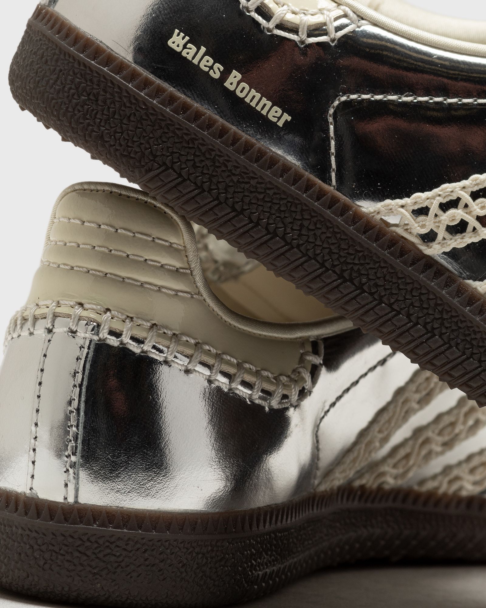 WALES BONNER x ADIDAS SAMBA 'METALLIC SILVER'