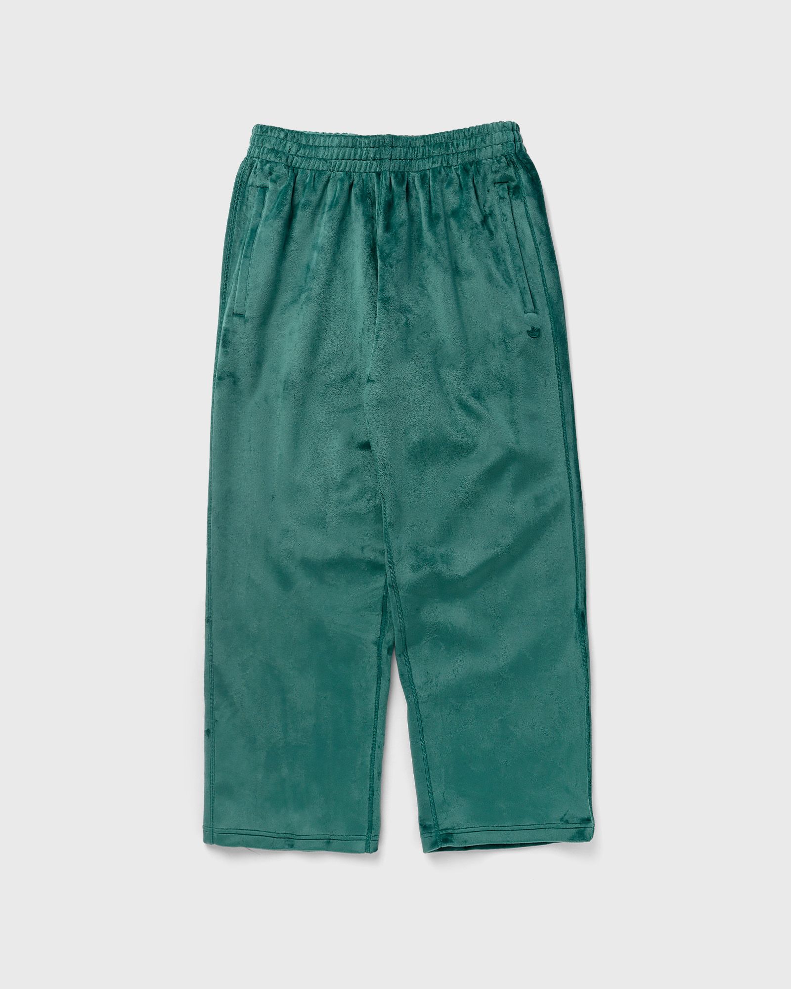 Adidas - premium essentials+ velour pants men sweatpants green in größe:xl