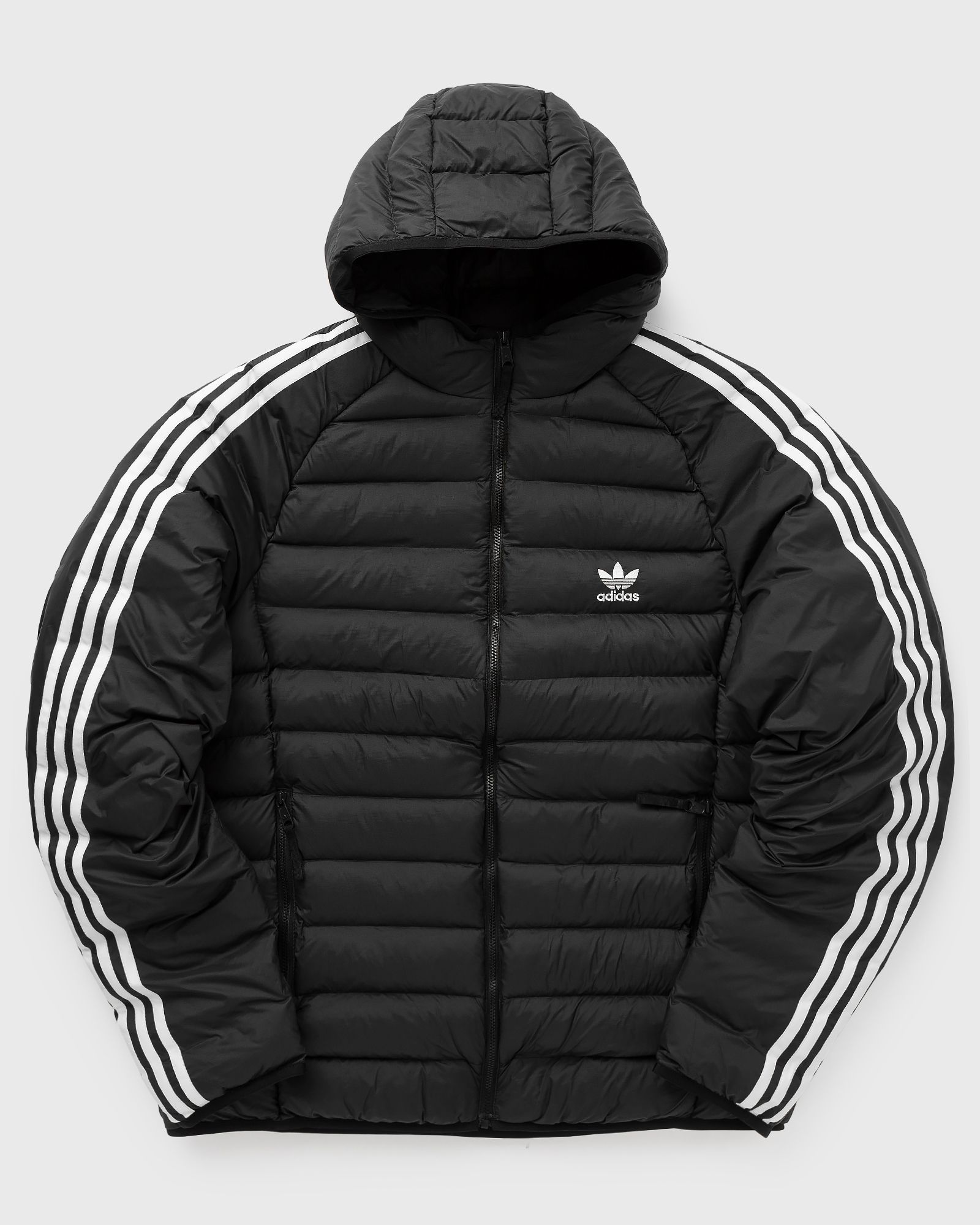 Adidas - pad hooded puff men down & puffer jackets black in größe:xl