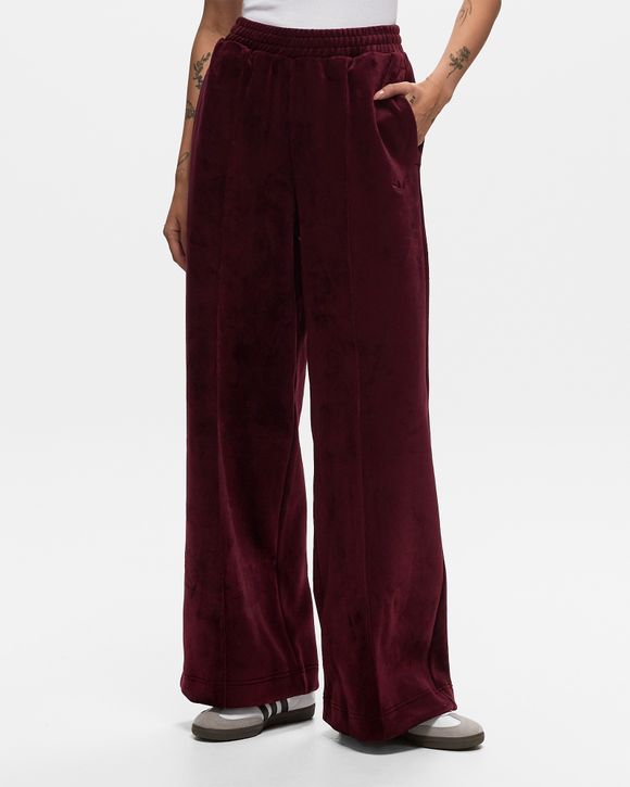 Adidas WMNS VELVET PANT Red - MAROON