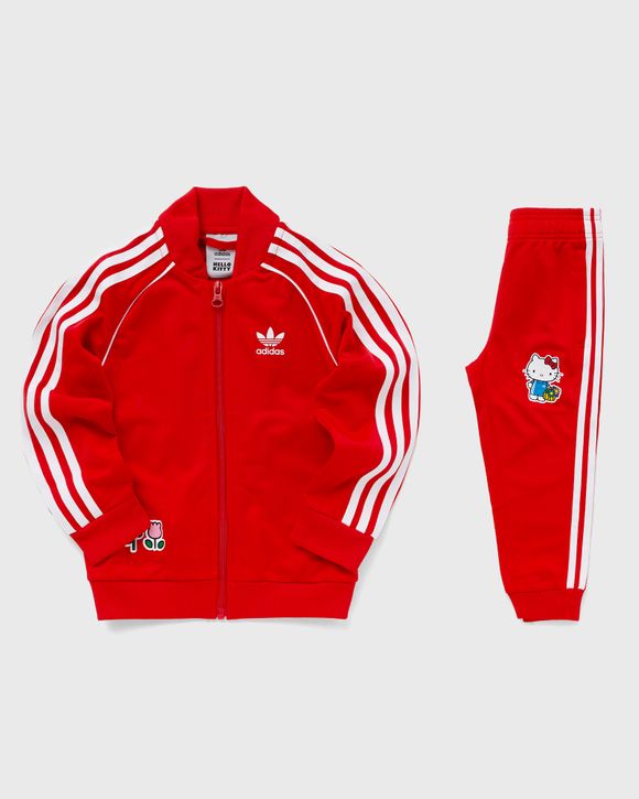 Adidas sales sweatsuit red