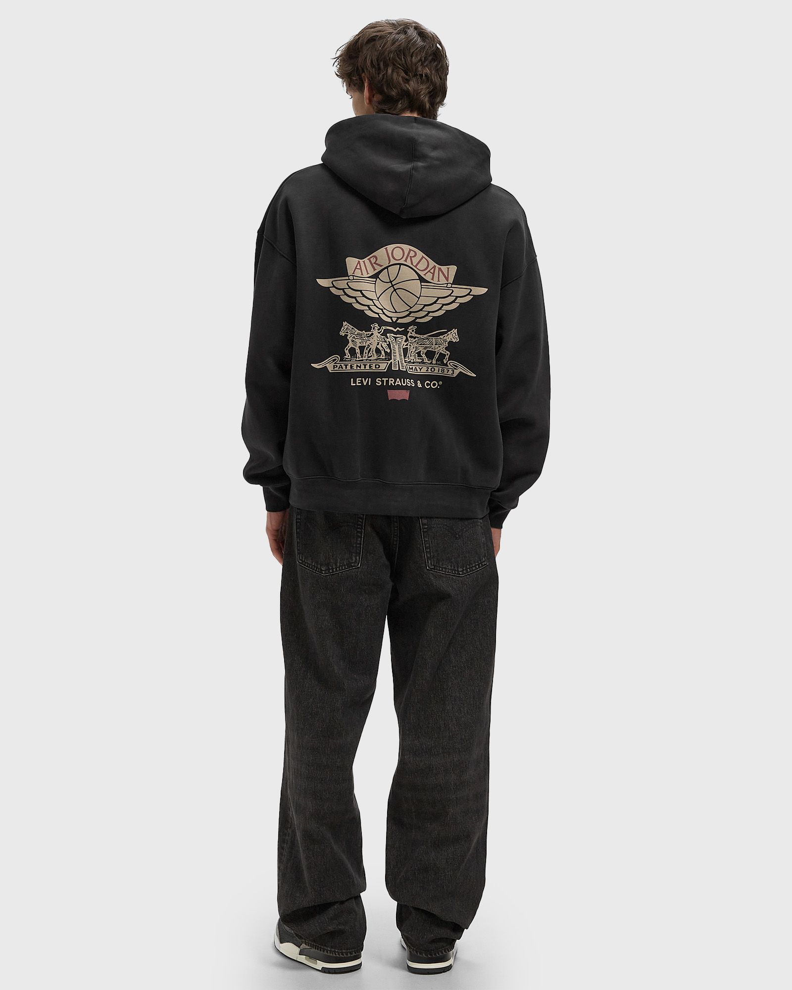 Jordan x LEVIS HOODIE Black | BSTN Store