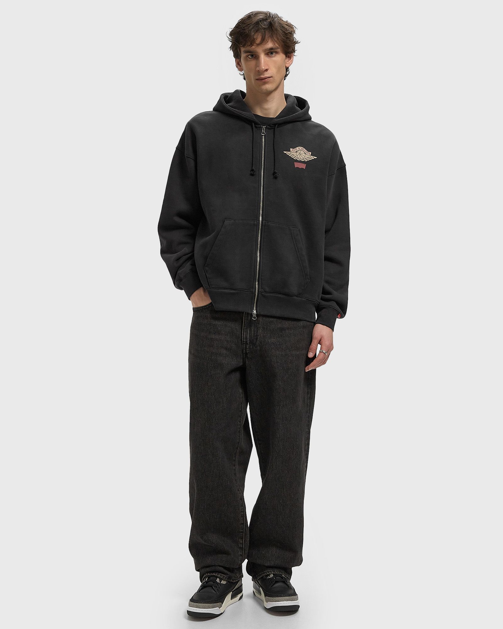 Jordan x LEVIS HOODIE Black | BSTN Store