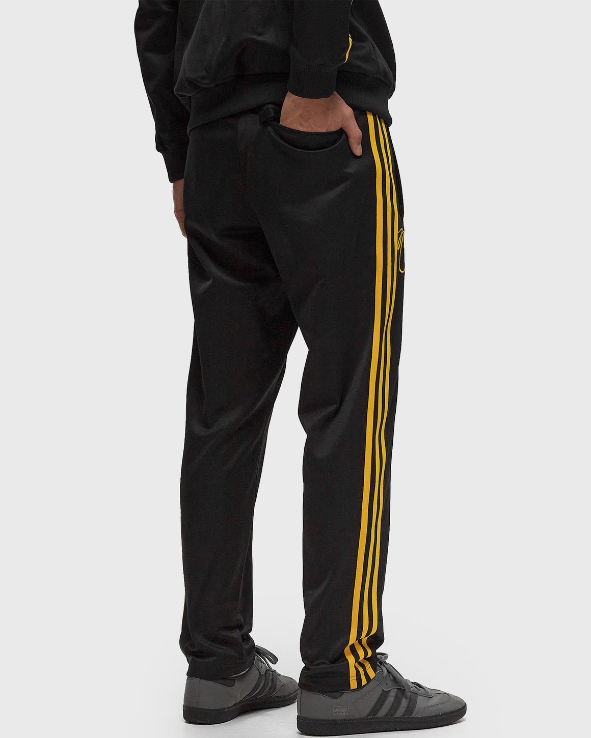 Adidas Jude Bellingham BB TRACK PANT Black Yellow BSTN Store