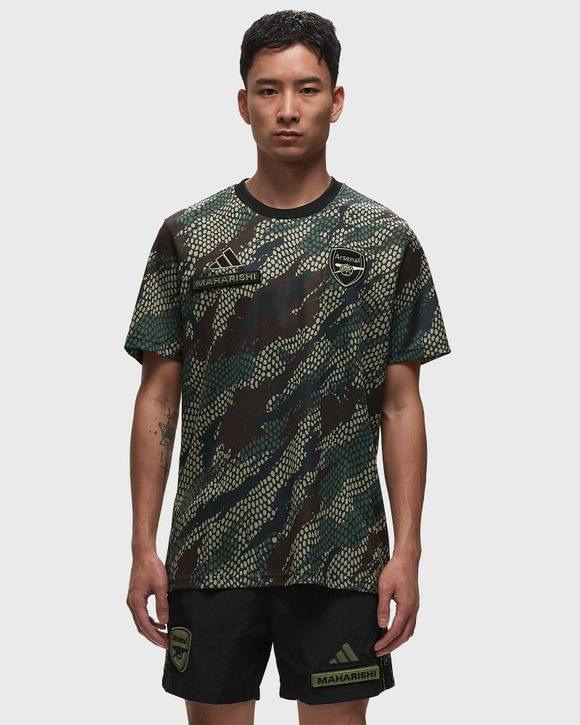 新品 adidas Arsenal FC MAHARISHI 刺繍Tシャツ adidas Arsenal x Maharishi 23/24 T-Shirt - Tengreen | Pro