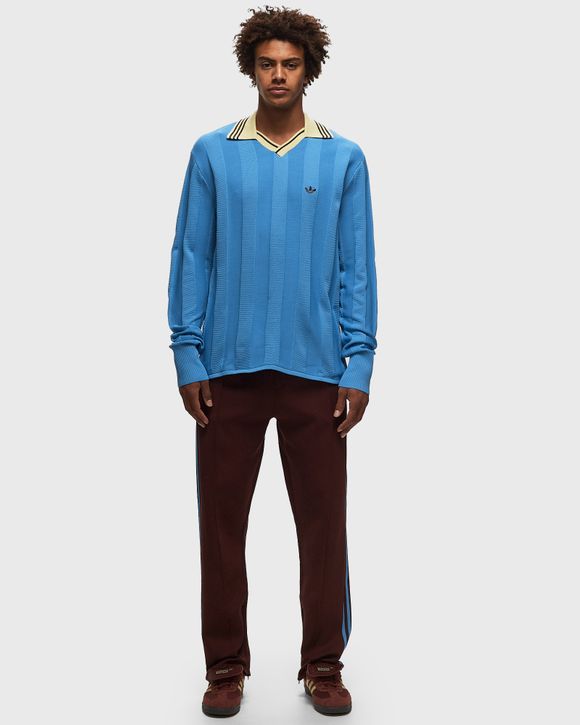 Adidas x Wales Bonner KNIT Football longsleeve Blue - LUCBLU