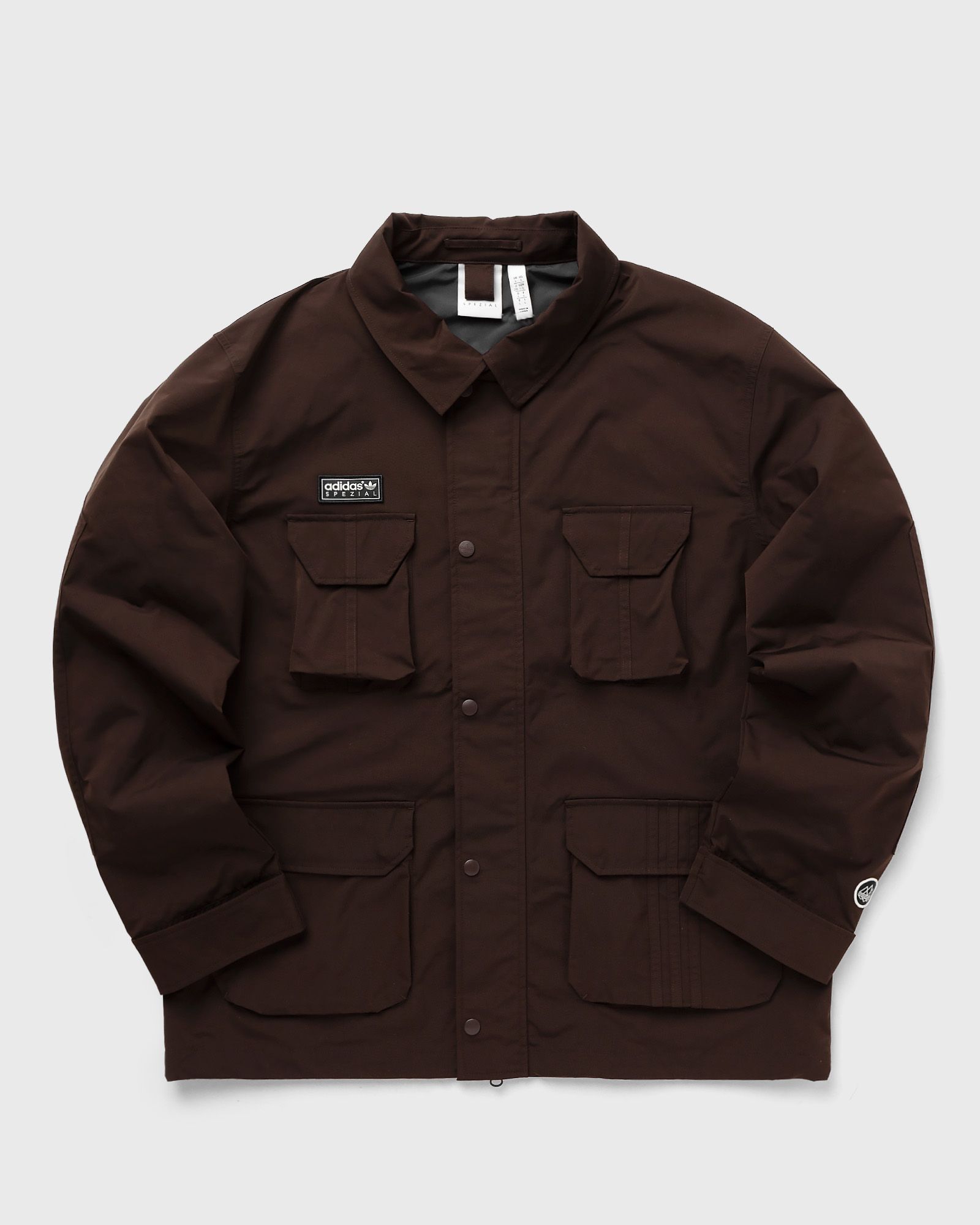 ジャケット・アウター ADIDAS SPEZIAL HASLINGDEN JACKET adidas Haslingden Jacket SPZL - Dark Brown - IN6760 | OUTBACK Sylt