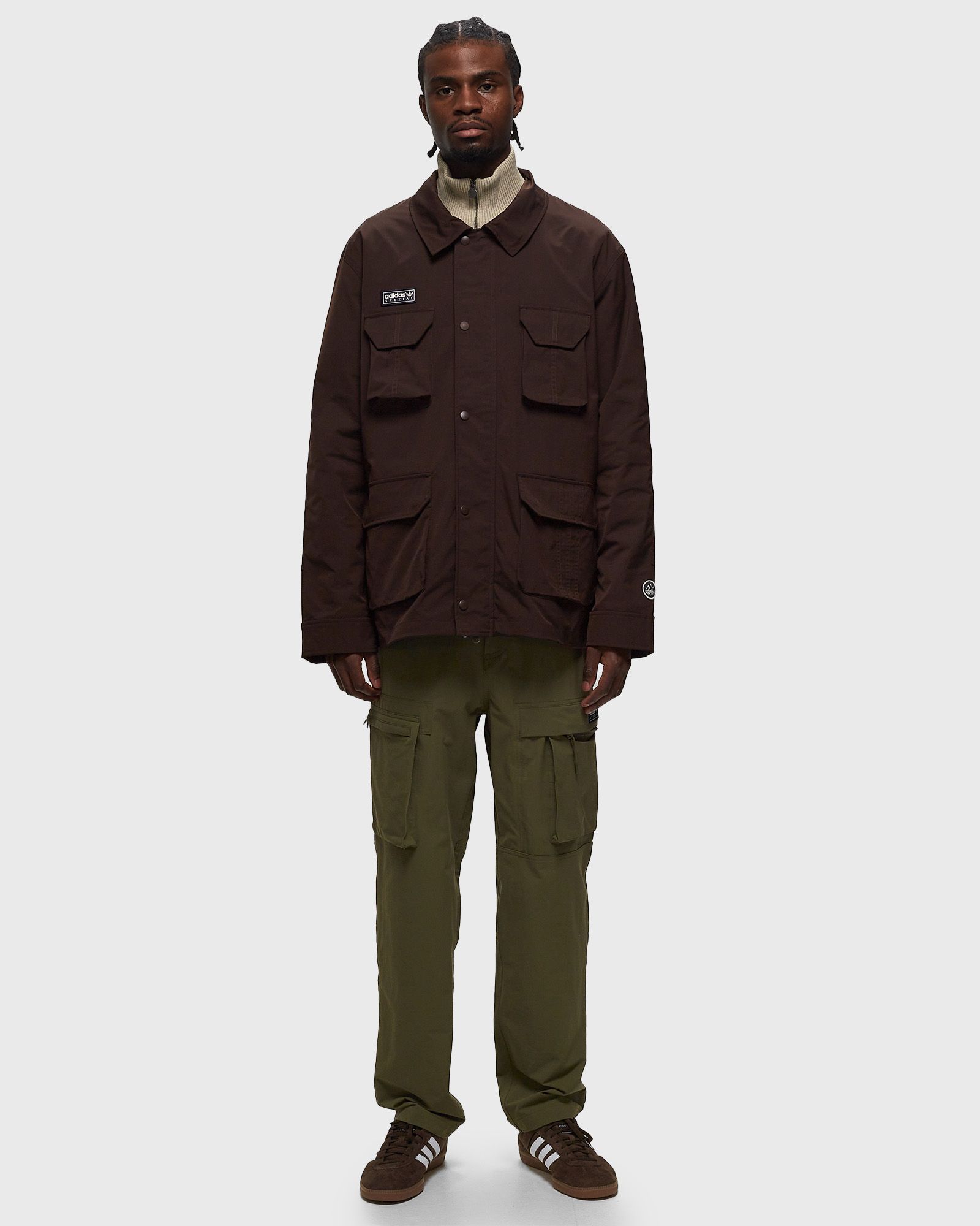 Adidas HASLINGDEN JACKET SPZL Brown | BSTN Store