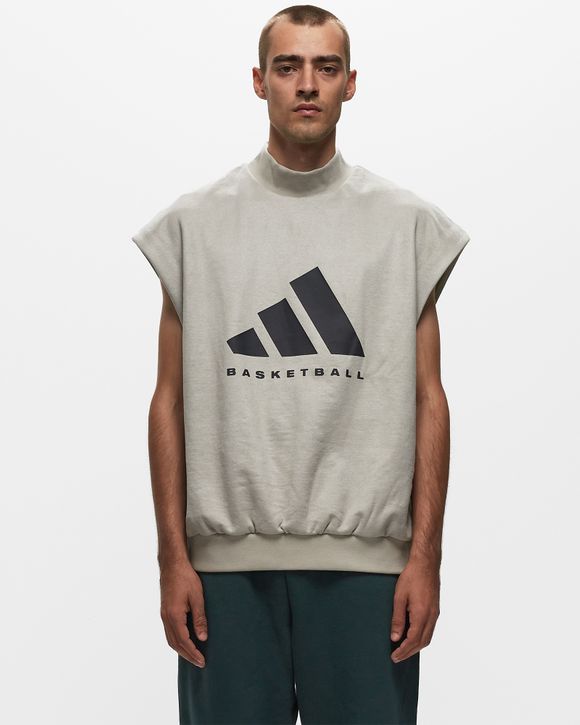 Basketball Sueded Sleeveless Sweatshirt