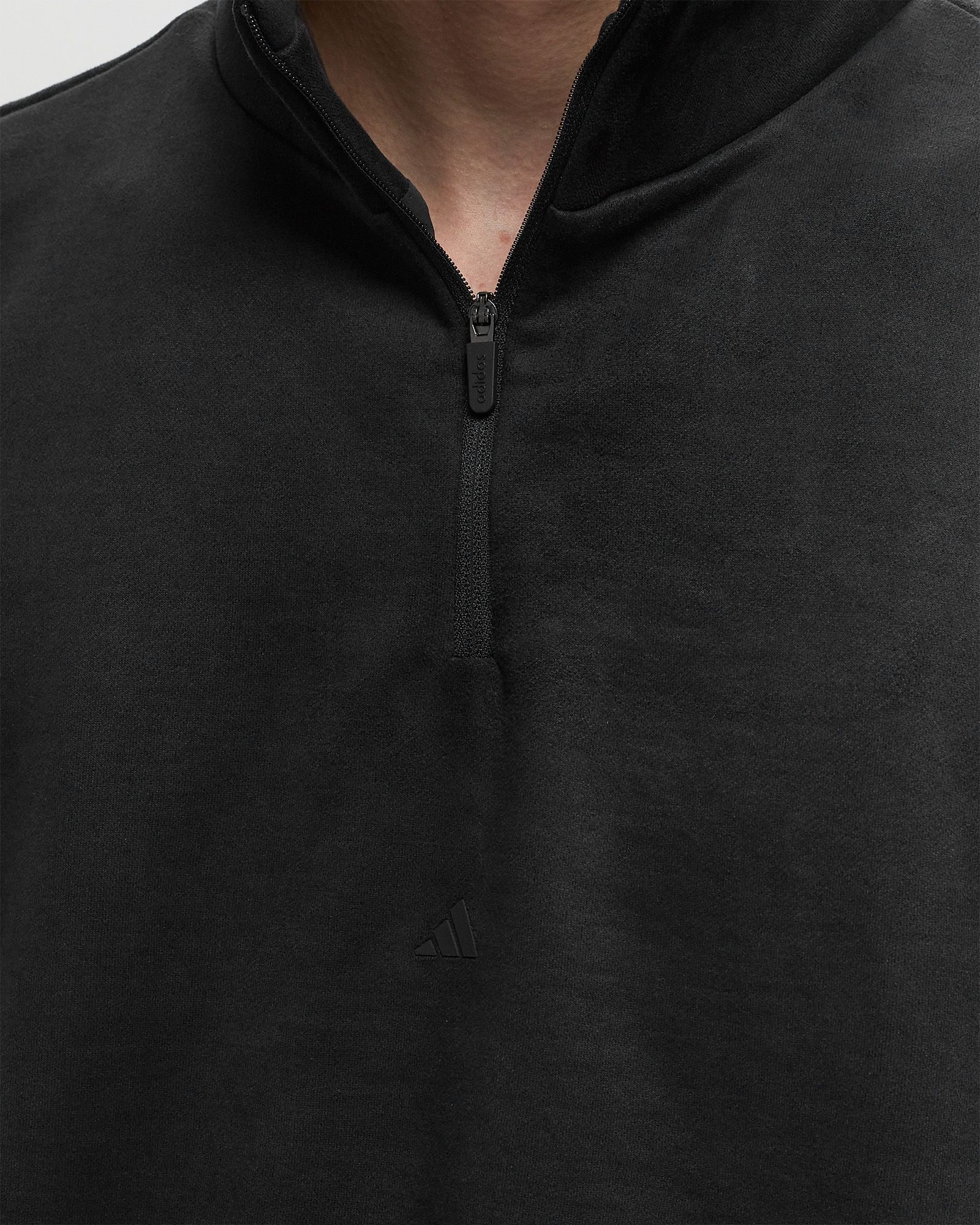 BASKETBALL SUEDED HALF-ZIP SWEATSHIRT