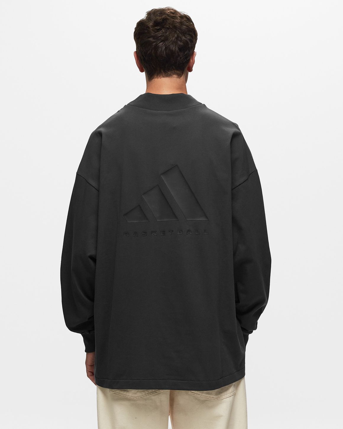 Adidas BASKETBALL L/S TEE Grey | BSTN Store