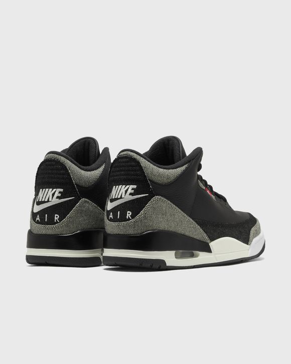x LEVIS AIR JORDAN 3 "Black and White"